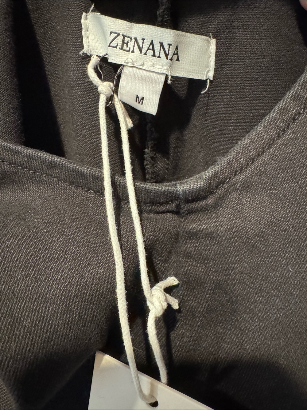 Zenana Outfitters Black Utility Jumpsuit with Front Pockets - Picture 3 of 3